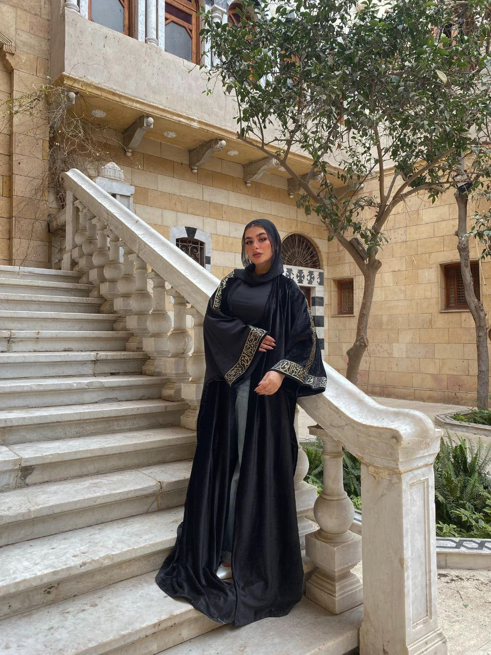 Velvet kaftan